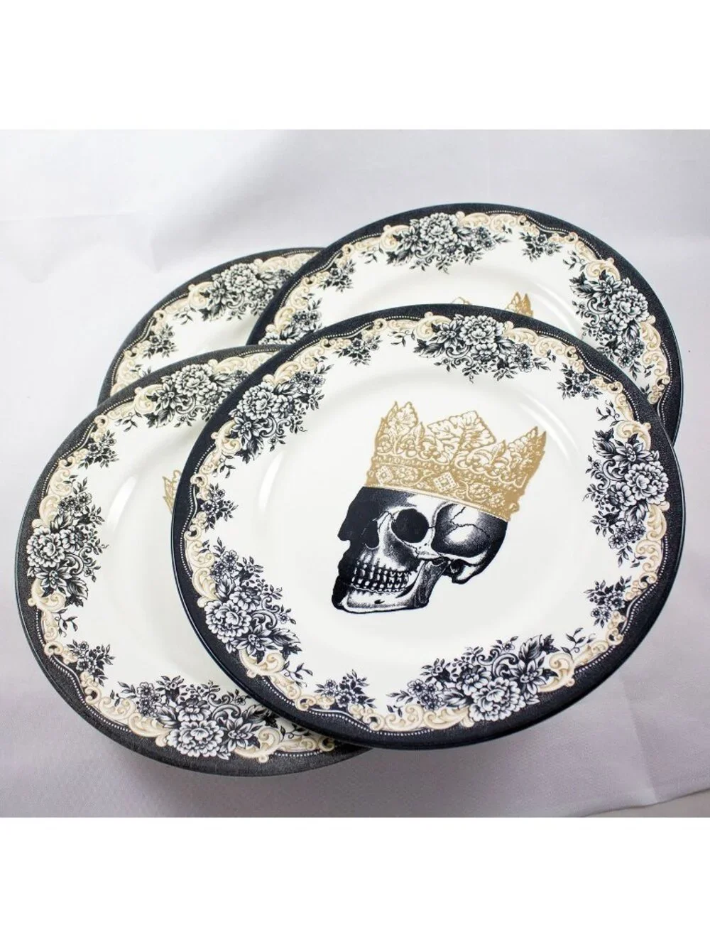 Royal Stafford King Skull Transferware 11